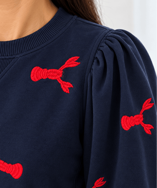 Lobster Detail Sweatshirt - Navy