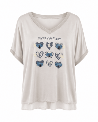 Locked On Love V-Neck Italian Top