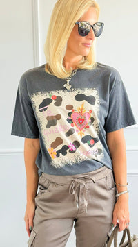 Love Devotion Italian Graphic Tee-110 Short Sleeve Tops-FIRSTAGE-Coastal Bloom Boutique, find the trendiest versions of the popular styles and looks Located in Indialantic, FL