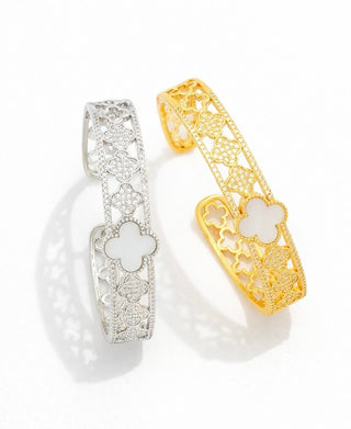 Lucky Bloom Cuff Bracelet