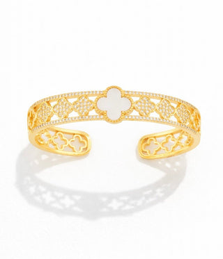 Lucky Bloom Cuff Bracelet
