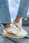 CB Lumen Sneakers - White/Gold/Rose-250 Shoes-PMK Shoes-Coastal Bloom Boutique, find the trendiest versions of the popular styles and looks Located in Indialantic, FL