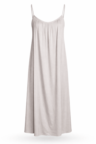 Luminous Elegante Italian Dress - Ecru