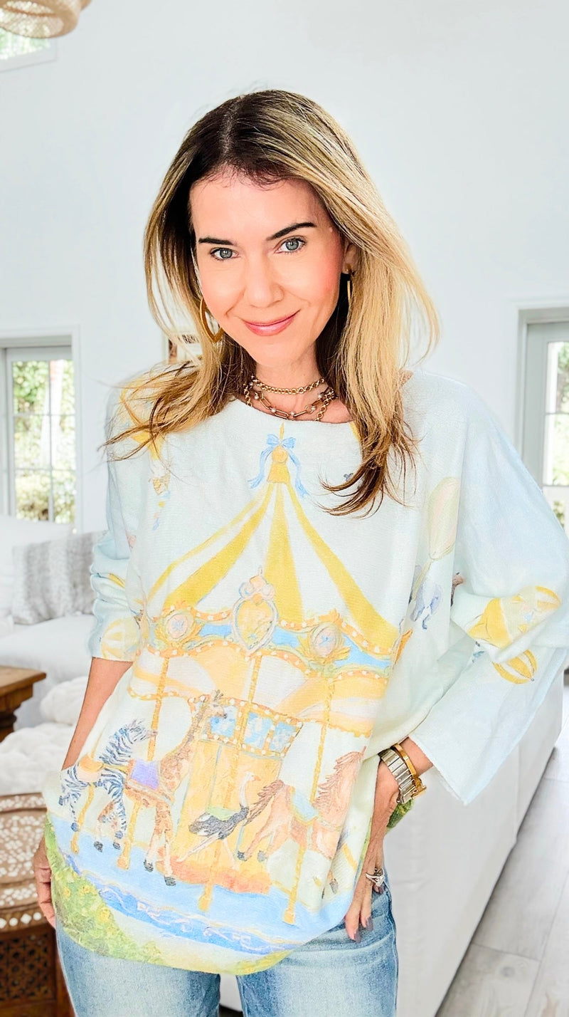 Magic Ride Italian Milano Sweater-140 Sweaters-SORPRESA-Coastal Bloom Boutique, find the trendiest versions of the popular styles and looks Located in Indialantic, FL