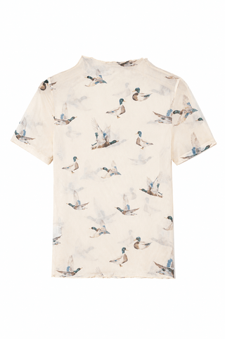 Mallard Sheer Mesh Top