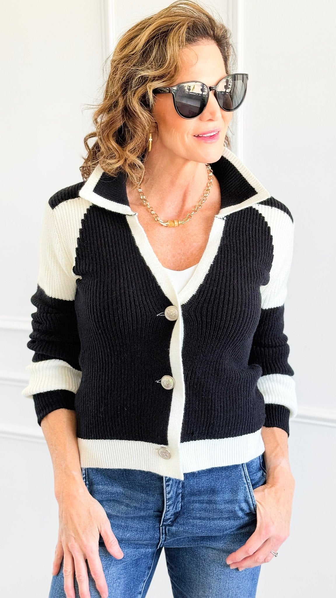 Manhattan Edit Knit Cardigan-150 Cardigans/Layers-Chasing Bandits-Coastal Bloom Boutique, find the trendiest versions of the popular styles and looks Located in Indialantic, FL
