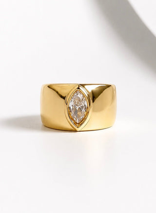 Marquise Accent Ring