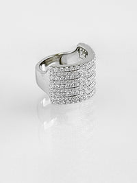Micropave Thick As Thieves Bar Ring Clear-230 Jewelry-NYC-Coastal Bloom Boutique, find the trendiest versions of the popular styles and looks Located in Indialantic, FL