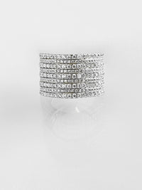 Micropave Thick As Thieves Bar Ring Clear-230 Jewelry-NYC-Coastal Bloom Boutique, find the trendiest versions of the popular styles and looks Located in Indialantic, FL