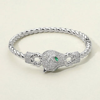Micropave Wild Head Bracelet
