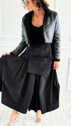 Midnight Embrace Coat-160 Jackets-ROUSSEAU-Coastal Bloom Boutique, find the trendiest versions of the popular styles and looks Located in Indialantic, FL
