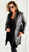 Midnight Embrace Coat-160 Jackets-ROUSSEAU-Coastal Bloom Boutique, find the trendiest versions of the popular styles and looks Located in Indialantic, FL