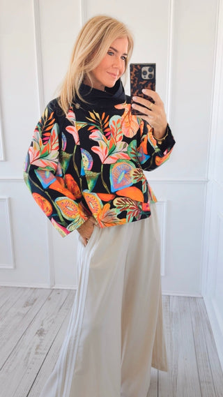 Midnight Garden Italian Kaleidoscope Jacket