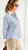 Midnight Lines in Motion Top-130 Long Sleeve Tops-IRIS-Coastal Bloom Boutique, find the trendiest versions of the popular styles and looks Located in Indialantic, FL