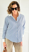 Midnight Lines in Motion Top-130 Long Sleeve Tops-IRIS-Coastal Bloom Boutique, find the trendiest versions of the popular styles and looks Located in Indialantic, FL