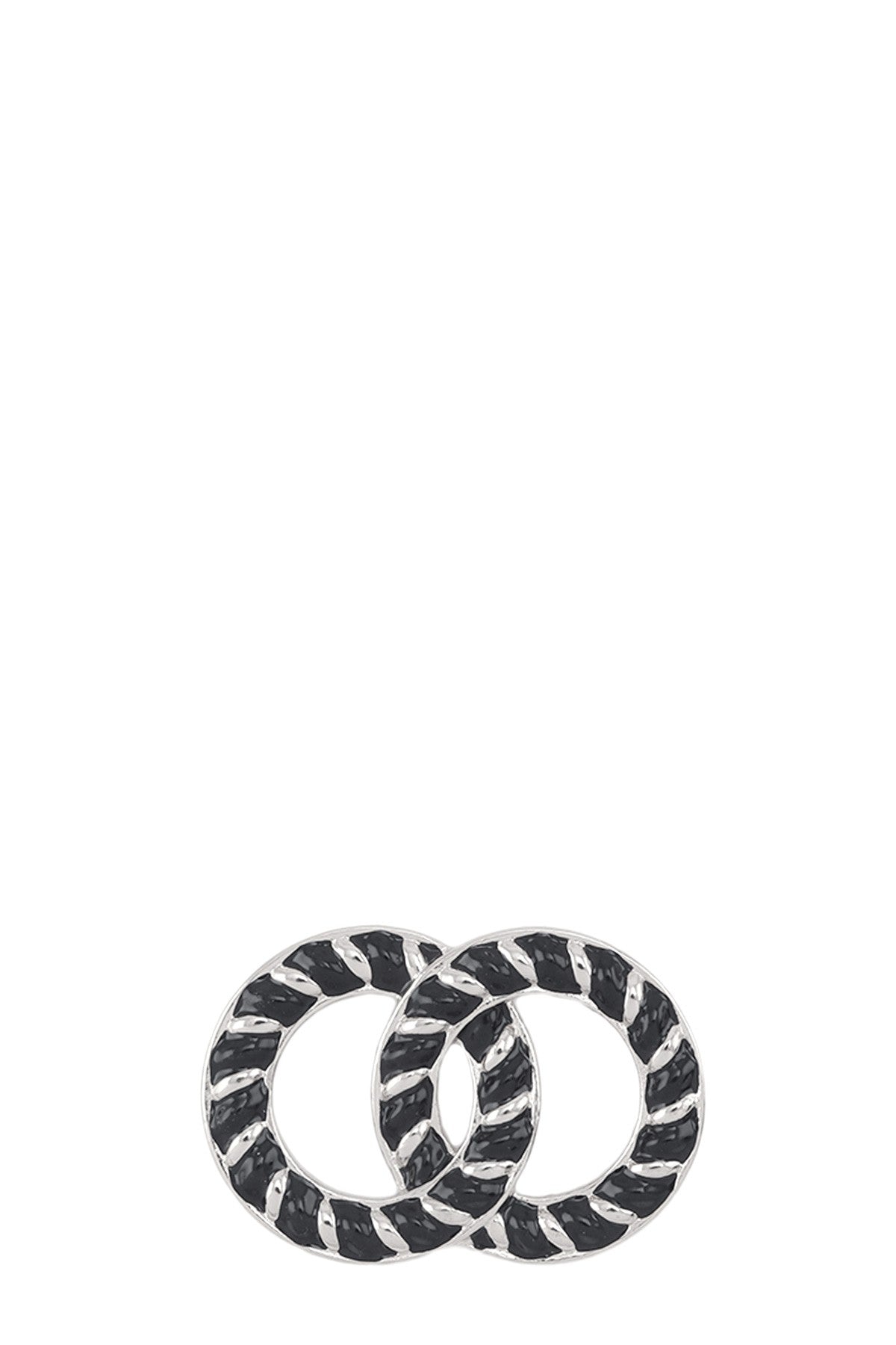 Midnight Links Pin Brooch-230 Jewelry-ICCO ACCESSORIES-Coastal Bloom Boutique, find the trendiest versions of the popular styles and looks Located in Indialantic, FL