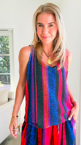 Midnight Mischief Italian Knit Tank Top