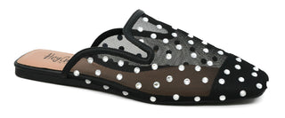 Midnight Pearl Mesh Flats