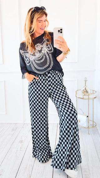 Midnight Rhythm Pants - Black