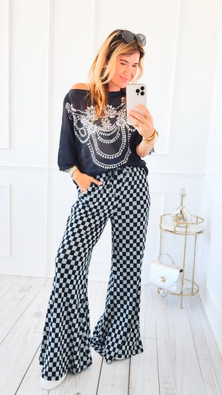 Midnight Rhythm Pants - Black
