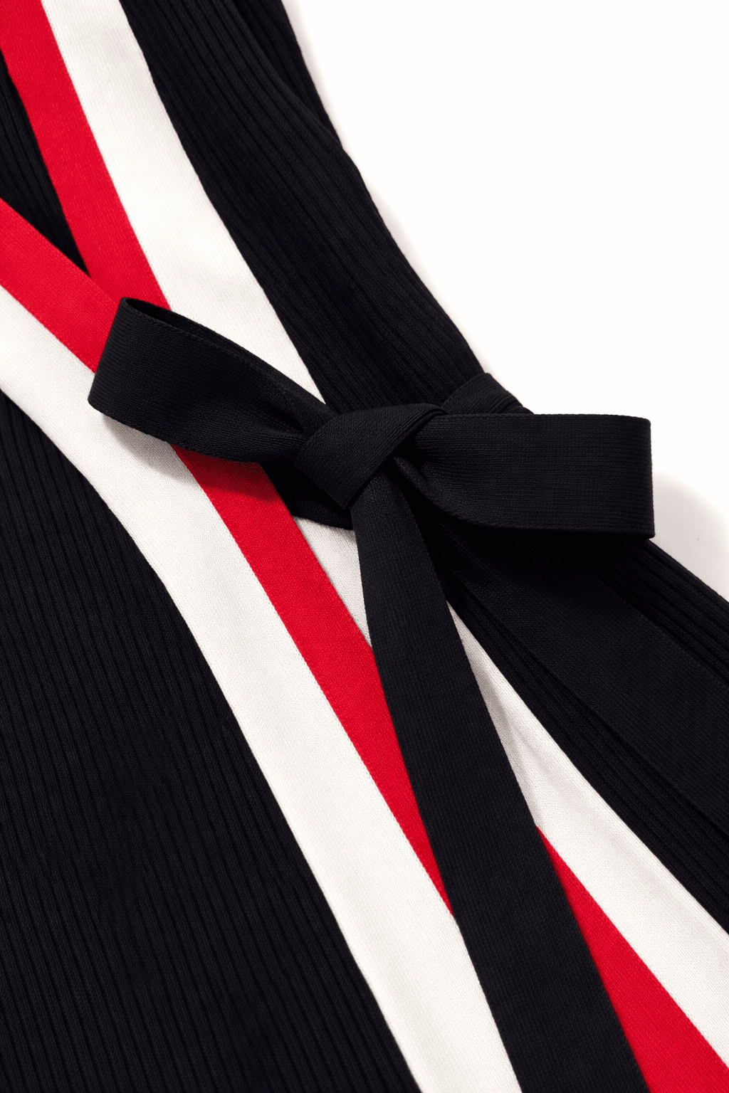 Midnight Spotlight Ribbed Maxi Dress