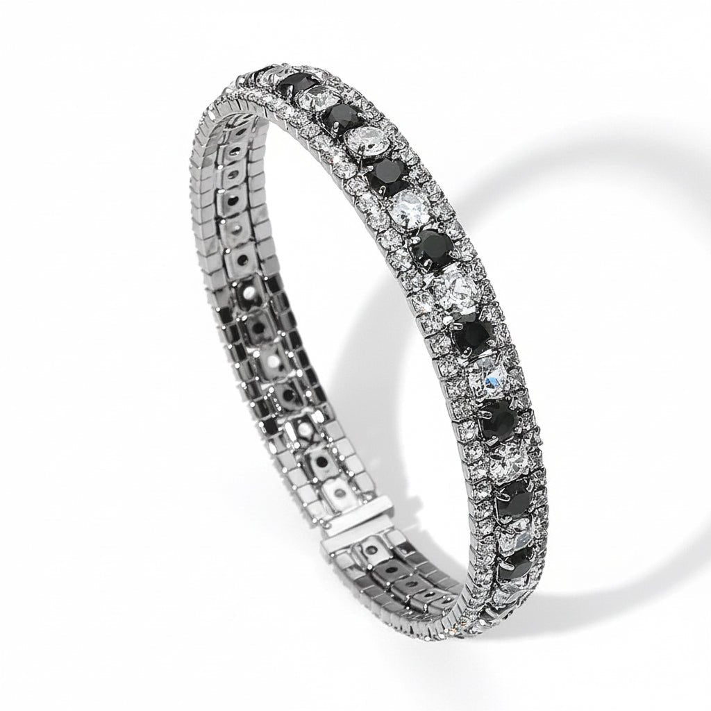 Midnight Starlight Tennis Bracelet-230 Jewelry-NYW-Coastal Bloom Boutique, find the trendiest versions of the popular styles and looks Located in Indialantic, FL