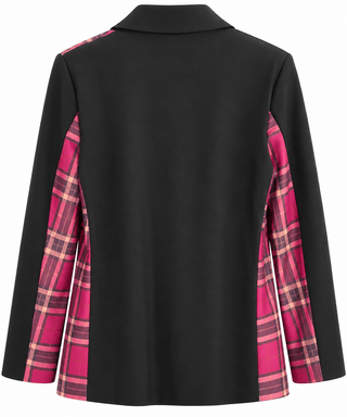 Mixed Mood Plaid Italian Blazer