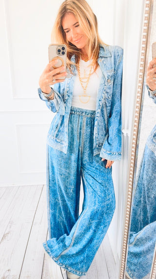 Modern Classic Denim Italian Set