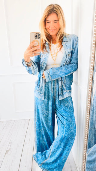 Modern Classic Denim Italian Set