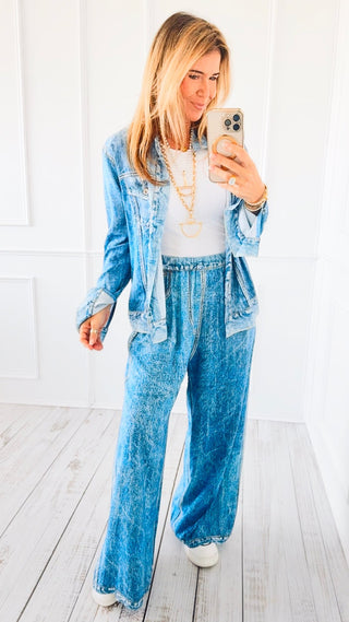 Modern Classic Denim Italian Set