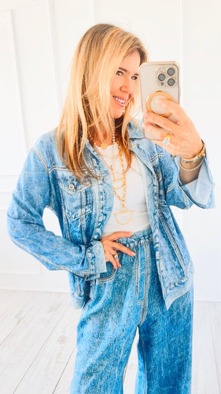 Modern Classic Denim Italian Set