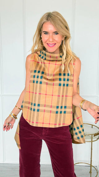 Modern Edge Printed Italian Top - BB Statement