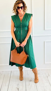 Modern Grace Midi Dress-200 Dresses/Jumpsuits/Rompers-entro-Coastal Bloom Boutique, find the trendiest versions of the popular styles and looks Located in Indialantic, FL