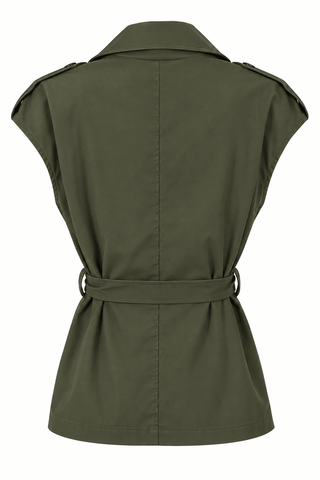 Modern Italian Sleeveless Jacket