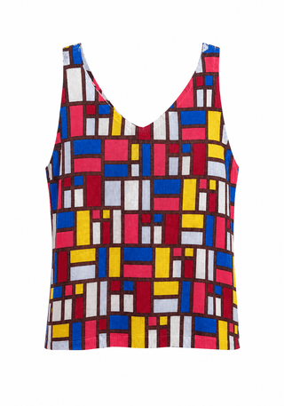 Modern Mosaic Italian Tank Top
