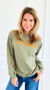 Mon Cheri Italian Sweatshirt-110 Long Sleeve Tops-LAVVIA-Coastal Bloom Boutique, find the trendiest versions of the popular styles and looks Located in Indialantic, FL
