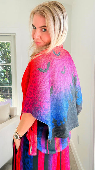 Moonlit Manor Lurex Italian St Tropez Knit Top