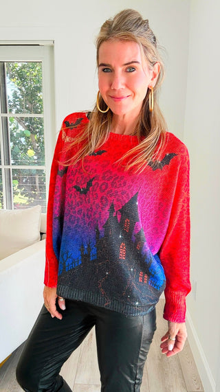 Moonlit Manor Lurex Italian St Tropez Knit Top