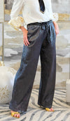 Moonlit Pleated Pants - Charcoal-100 Pants-GLAM-Coastal Bloom Boutique, find the trendiest versions of the popular styles and looks Located in Indialantic, FL