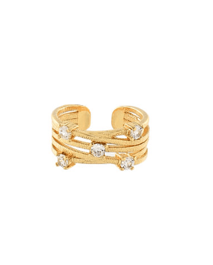 Multi layered CZ Station Ring