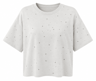 Multicolor Star Relaxed Tee