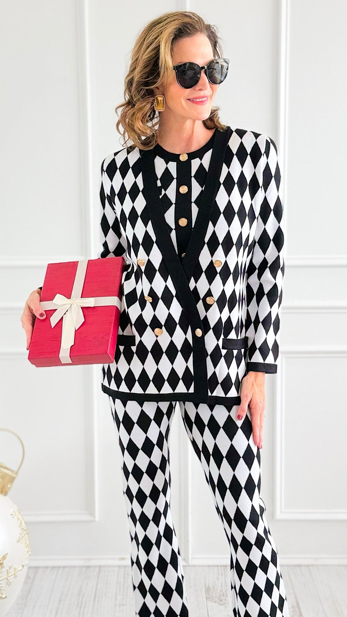 Muse Moment 3PC Knit Set-210 Loungewear/Sets-rivir-Coastal Bloom Boutique, find the trendiest versions of the popular styles and looks Located in Indialantic, FL