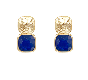 Sunset Glow Earrings - Navy-230 Jewelry-GS JEWELRY-Coastal Bloom Boutique, find the trendiest versions of the popular styles and looks Located in Indialantic, FL