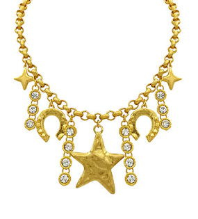 Star Horseshoe Charm Necklace