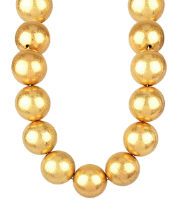 Polished Orb Statement Necklace-230 Jewelry-GS JEWELRY-Coastal Bloom Boutique, find the trendiest versions of the popular styles and looks Located in Indialantic, FL