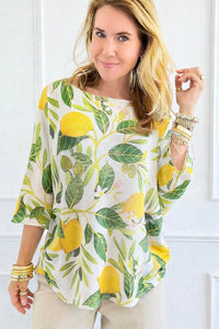 Olive & Lemon St Tropez Short Sleeve Sweater