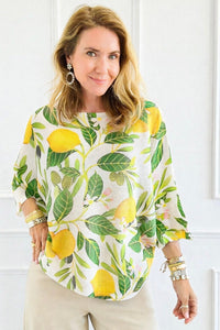 Olive & Lemon St Tropez Short Sleeve Sweater