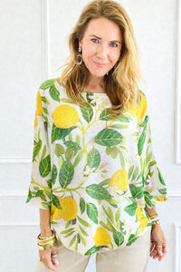 Olive & Lemon St Tropez Short Sleeve Sweater