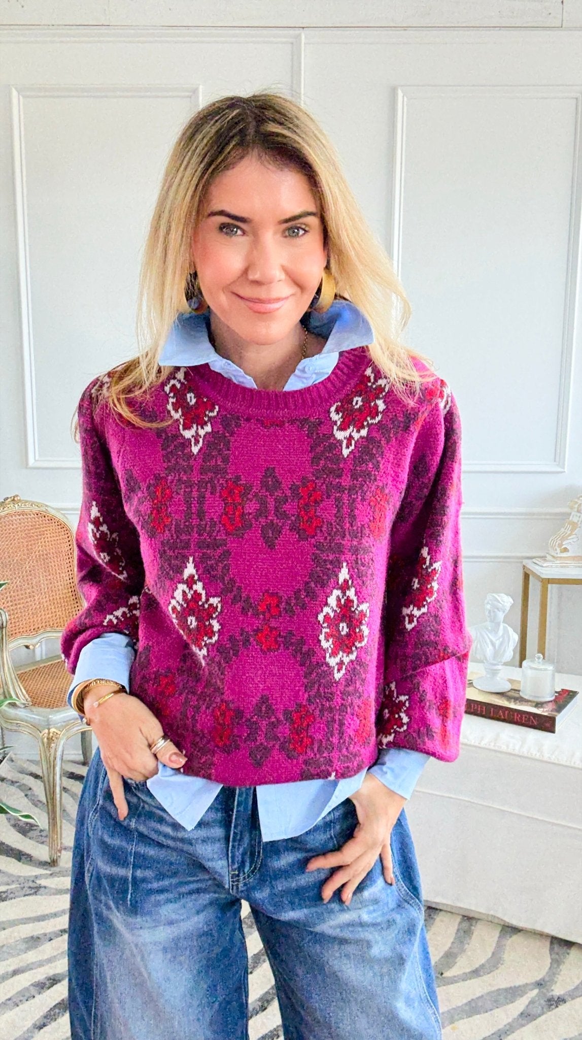 Ornate Daydream Knit Sweater