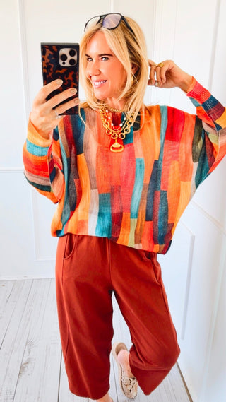 Painted Palette Italian St Tropez Knit